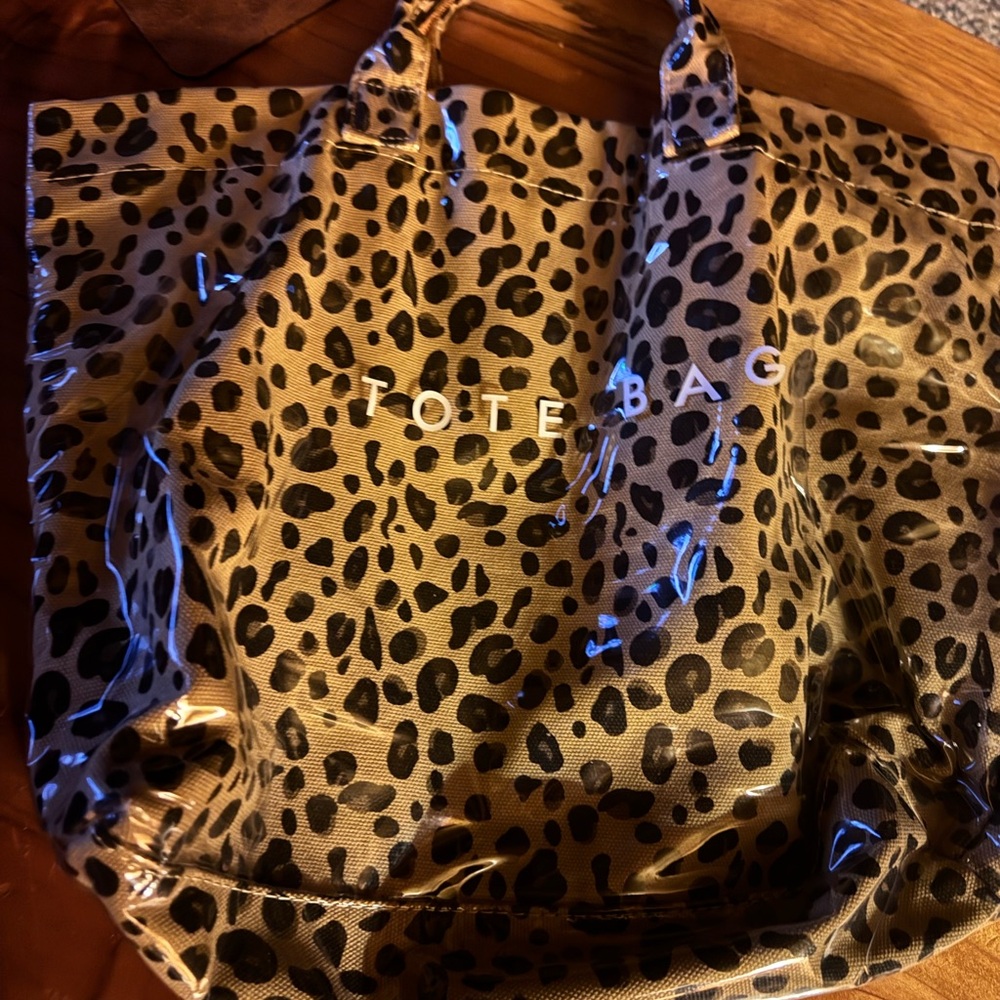 Leopard Print Tote Bag